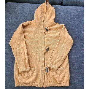 Avon Celli Italy Women's Cardigan Cashmere Sweater Size 44 Vintage Orange
